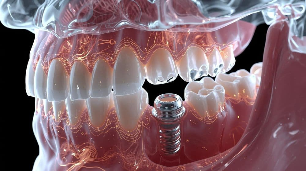 Simulation 3D de pose de couronnes et implants